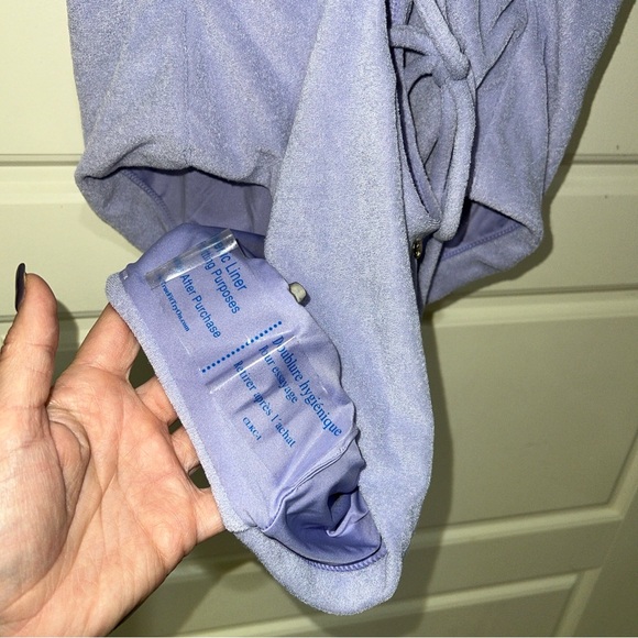 Victoria’s Secret new Terry swimsuit xl lavender purple swim one piece - Picture 6 of 8